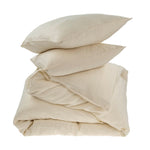 King Linen Reverie Duvet Set Ivory