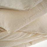 Queen Linen Reverie Duvet Set Ivory