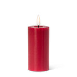 Luxlite Red LED Pillar Candle-2x4"H