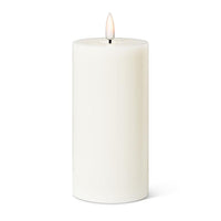 Sand LED Pillar candle 3x6"H