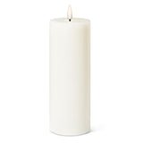 Luxlite LED Pillar Candle Sand 3x8"H