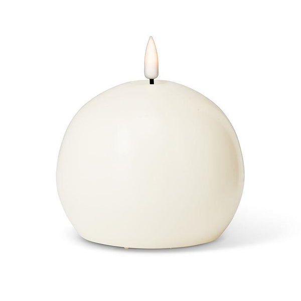 Luxlite LED Ball Candle Sand 4"D