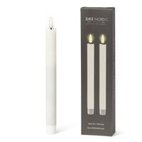 Sand LED Taper Candle 2pk