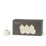 Sand LED Tealight 1.5"H 6pk