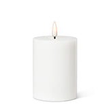 Luxlite White LED Pillar Candle-3x4"H