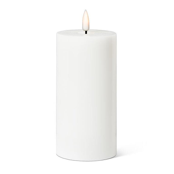 Luxlite White LED Pillar Candle-3x6"H