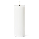 Luxlite White LED Pillar Candle-3x8"H