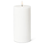 Luxlite White LED Pillar Candle-4x8"H