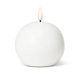 Luxlite White LED Ball Candle-4"D