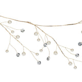 Pearl & Crystal Gem Garland-47"L