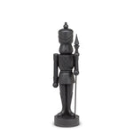 Md Standing Soldier w/Spear-Blk-15.5"H