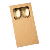 Tides Salad Server Tumbled Gold 2pc