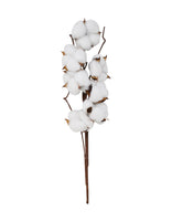 Cotton Flower Floral Spray 14X43Cm