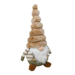 Gnome W/ Brown Fur Hat 34Cm