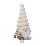 Gnome W/ White Fur Hat 34Cm