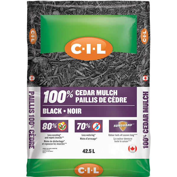 CIL 100% Black Cedar Mulch 42.5L