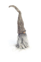 Grey Felt Santa Gnome 6"