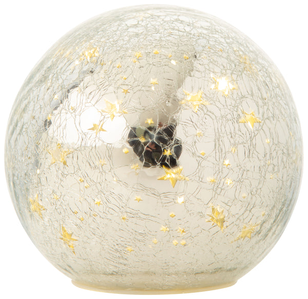 Glass Globe w Night Sky Scene 6in