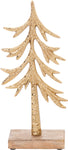 Cast Metal Tree Silhouette Gold 10"