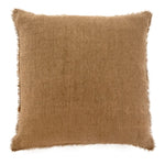 24x24 Lina Linen Pillow Hazelnut