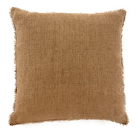 24x24 Lina Linen Pillow Hazelnut