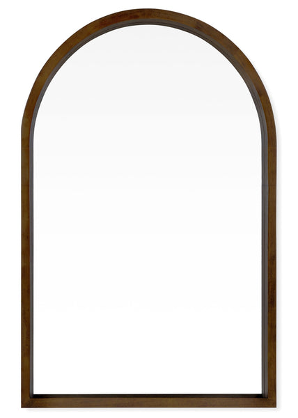 Arch Mirror Natural Wood 18x28