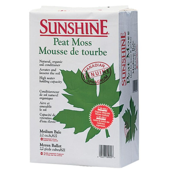 Peat Moss 2.2 cu Sunshine