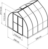 Bella™ 8’x8' Greenhouse