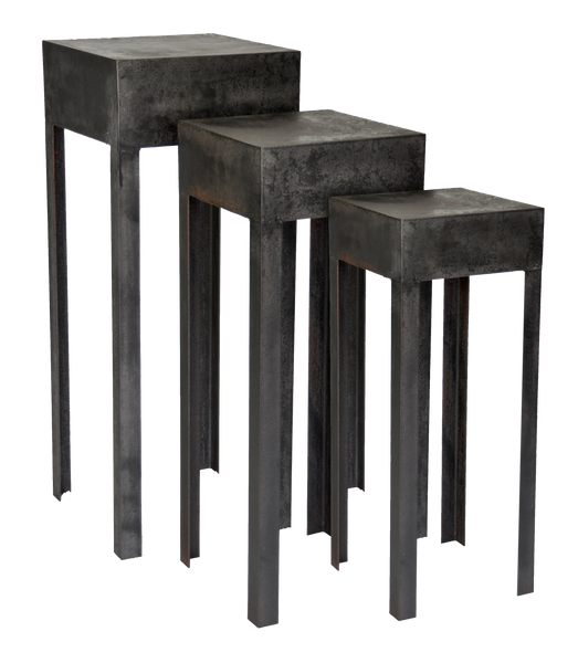 Butcher Block Table Plant Stand 28x10